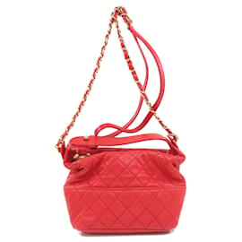 Chanel-Chanel Hobo-Red