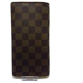 Louis Vuitton-Portefeuille Brazza-Damier ebene
