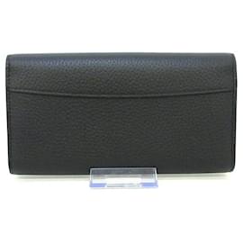 Louis Vuitton-Portefeuille Capucines-Black,Golden