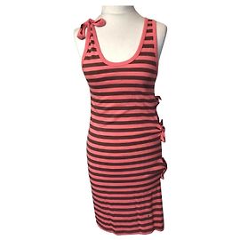 SONIA RYKIEL KLEID KLEIDÖFFNUNGEN SCHMETTERLINGE TM ODER T 36/38 Mehrfarben