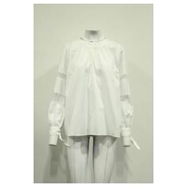 Michael Kors-Long Sleeve Shirt with Lace Detail-Other