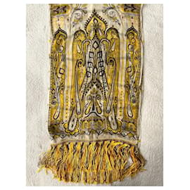 Etro-Mehrfarbiger Schal aus Seidengeorgette-Mehrfarben