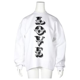 Autre Marque-LOVE Sweatshirt-White