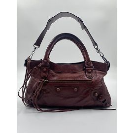 Balenciaga Primera piel de cordero burdeos Burdeos