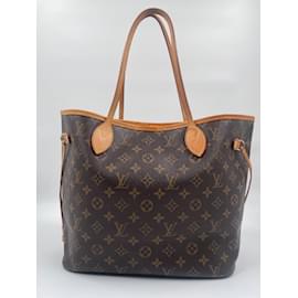 Louis Vuitton-Toile Enduite Monogram Louis Vuitton Neverfull-Marron