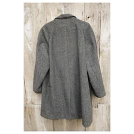 Autre Marque-casaco de tweed vintage tamanho L-Cinza