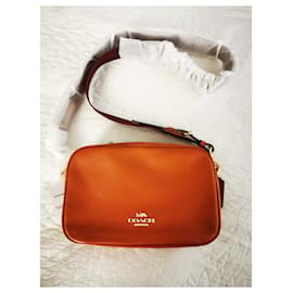 Coach-Handbags-Orange,Dark red