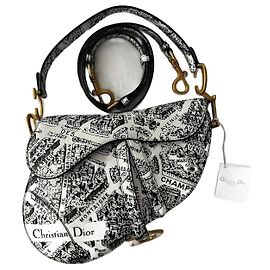 Dior Mapa de sela de Paris Branco