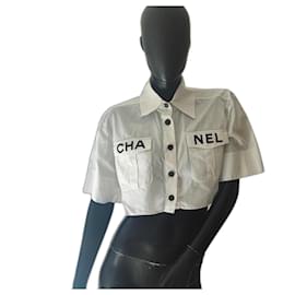Chanel Tops Blanco