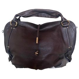 Sac à main Celine Daoust en cuir marron Marron Marron foncé
