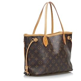 Louis Vuitton-Louis Vuitton Brown Monogram Neverfull PM-Marron