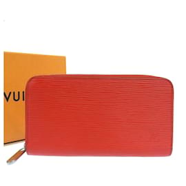 Louis Vuitton-Carteira Louis Vuitton Zippy-Vermelho