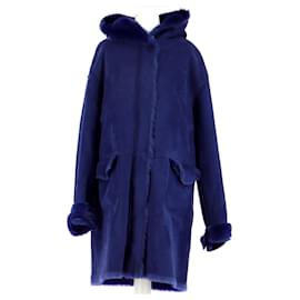 Adolfo Dominguez Coat Navy blue