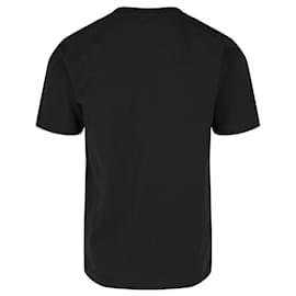Autre Marque-McQ Alexander McQueen Printed Logo Stripe T-Shirt-Black