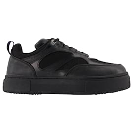 Autre Marque-Sidney Sneakers in Black Leather-Black