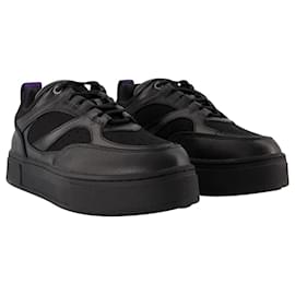 Autre Marque-Sidney Sneakers in Black Leather-Black