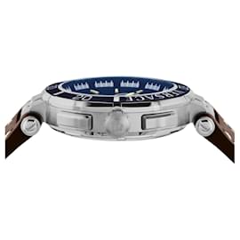 Versace-Versace Greca Chrono Strap Watch-Metallic