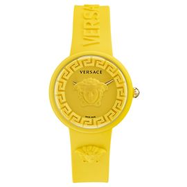 Montre Versace Medusa Pop en silicone Jaune