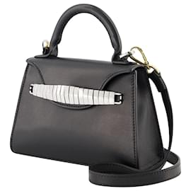 Autre Marque-Mini Eva Handbag - Elleme - Black - Leather-Black