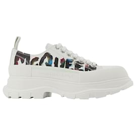Alexander Mcqueen-Tread Slick Sneakers - Alexander Mcqueen - White/Logo Multi - Canva-Multiple colors