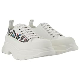 Alexander Mcqueen-Tread Slick Sneakers - Alexander Mcqueen - White/Logo Multi - Canva-Multiple colors