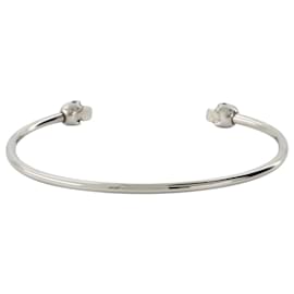Alexander Mcqueen-Thin Twin Sk Bracelet - Alexander Mcqueen - Silver - Metal-Silvery,Metallic