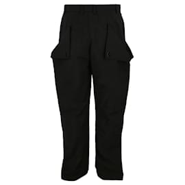 Burberry-Burberry Press-Stud Wool Pants-Black
