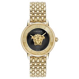 Orologio Versace La Medusa con diamanti D'oro Metallico