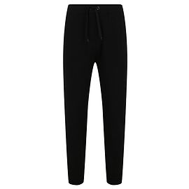 Pantaloni della tuta in cotone con stampa logo Burberry Nero