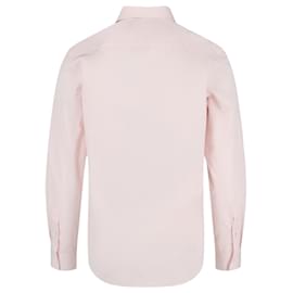 Burberry-Burberry Long Sleeve Collared Shirt-Pink