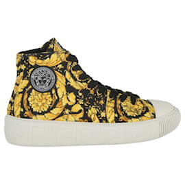 Versace-Versace La Greca Baroque-Print Sneakers-Multiple colors