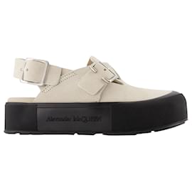 Alexander Mcqueen-Oversize Flat Shoes - Alexander Mcqueen - Multi - Leather-Other,Python print