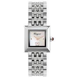 Salvatore Ferragamo Reloj de pulsera cuadrado Ferragamo Plata Metálico