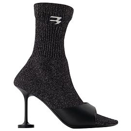 Balenciaga Carrera Sneakers aus schwarzem Mesh Schwarz