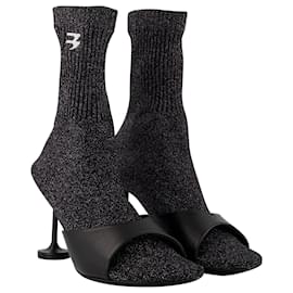 Balenciaga-Carrera Sneakers aus schwarzem Mesh-Schwarz