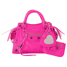 Balenciaga-Neo Cagole Xs Bag - Balenciaga -  Bright Pink - Leather-Pink