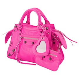 Balenciaga-Neo Cagole Xs Bag - Balenciaga -  Bright Pink - Leather-Pink