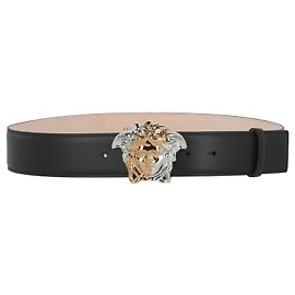 Versace La Medusa Greca Leather Belt Multiple colors