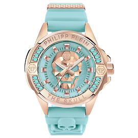 Philipp Plein L'orologio in silicone $kull Rosa