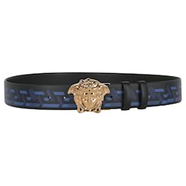 Versace-Versace La Greca Reversible Medusa Belt-Multiple colors