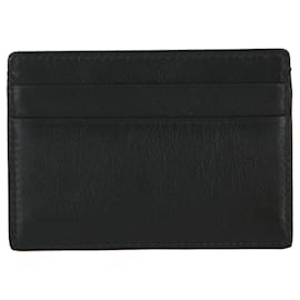 Versace-Versace La Medusa Leather Card Holder-Black