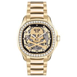 Philipp Plein $keleton $pectre Reloj Automático Dorado Metálico