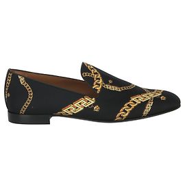 Mocasines con estampado de cadenas La Greca de Versace Otro