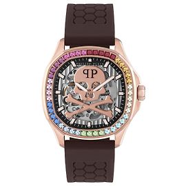 Philipp Plein $keleton $pectre Reloj Automático Rosa