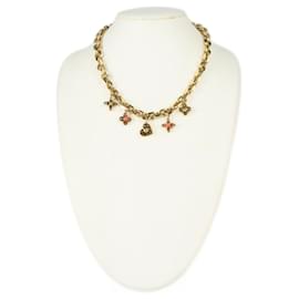 Shop Louis Vuitton Blooming strass necklace (BLOOMING STRASS NECKLACE,  M68374) by Mikrie