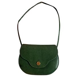 Hermès Paula vintage Lizard bag Dark green