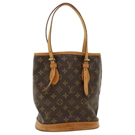Louis Vuitton-LOUIS VUITTON Monogram Bucket PM Shoulder Bag M42238 LV Auth 36736-Other