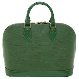 Louis Vuitton-LOUIS VUITTON Epi Alma Sac à Main Vert M52144 Auth LV 36517-Vert
