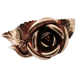 Prada-Prada Fall 2016 Rose Bangle Bracelet-Golden