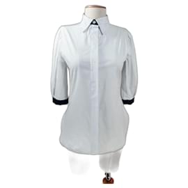 Camicia a pois bianca in cotone Ba&Sh Bianco